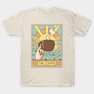 The Coffee Tarot Card by Tobe Fonseca T-Shirt